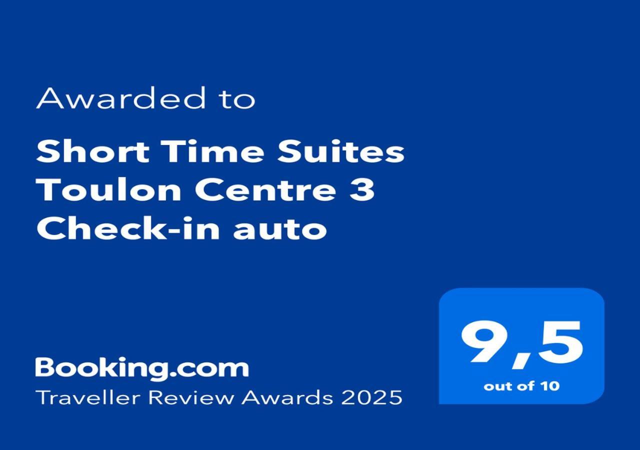 Short Time Suites Toulon Centre 3 "Le Spot" Check-In Auto Zewnętrze zdjęcie